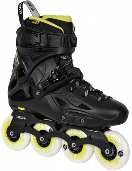 Powerslide Inline skates Imperial One 88A hardboot zwart mt 43 44