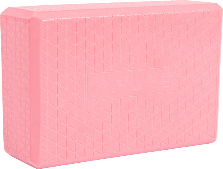 Pure2improve Yogablock 23 x 15 x 7,5 cm EVA pink