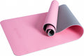 Pure2improve Yogamat 173 x 58 cm elastomeer rubber roze