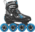 Inlineskates Moody Tif 82A Schwarz/Blau Größe 30-35