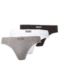 Rucanor Box-slips 3-pack heren zwart grijs wit maat S