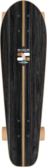 Skids Control - Oxygen Cruiser Skateboard 70 x 20 cm schwarz Beige