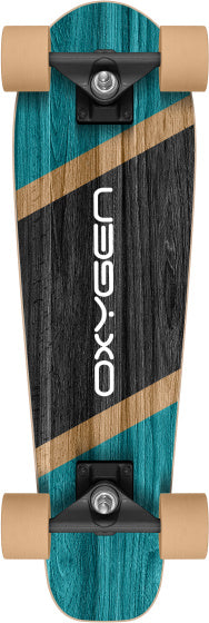 Skids Control - Oxygen Cruiser Skateboard 70 x 20 cm schwarz Beige