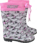 Peanuts Regenlaarzen Snoopy meisjes PVC roze wit maat 30-31