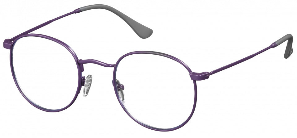 Solar Leesbril ovaal unisex acryl violet sterkte +1,50