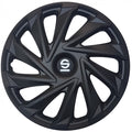 Sparco Wieldoppen Varese 14 inch zwart set van 4
