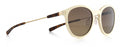 Sonnenbrillenblätter Unisex Panto Flamme Beige (004p)