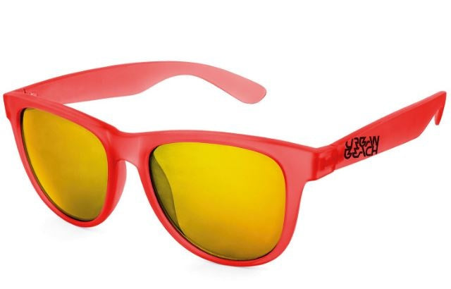 Urban beach Zonnebril unisex Tron rood