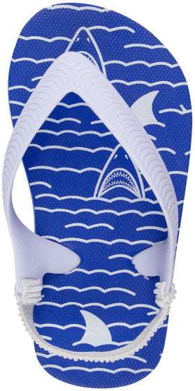 Waimea Teenslippers Acapulco junior PVC blauw wit maat 25