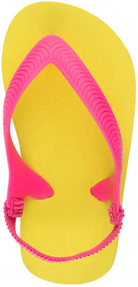 Waimea Flip-Flops Acapulco Junior PVC gelb/rosa Größe 23