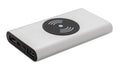 Netzteil drahtlos 10.000 mAh 12,5 cm Alu-Silber