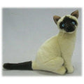 Sitzende Siamkatze, 28 cm